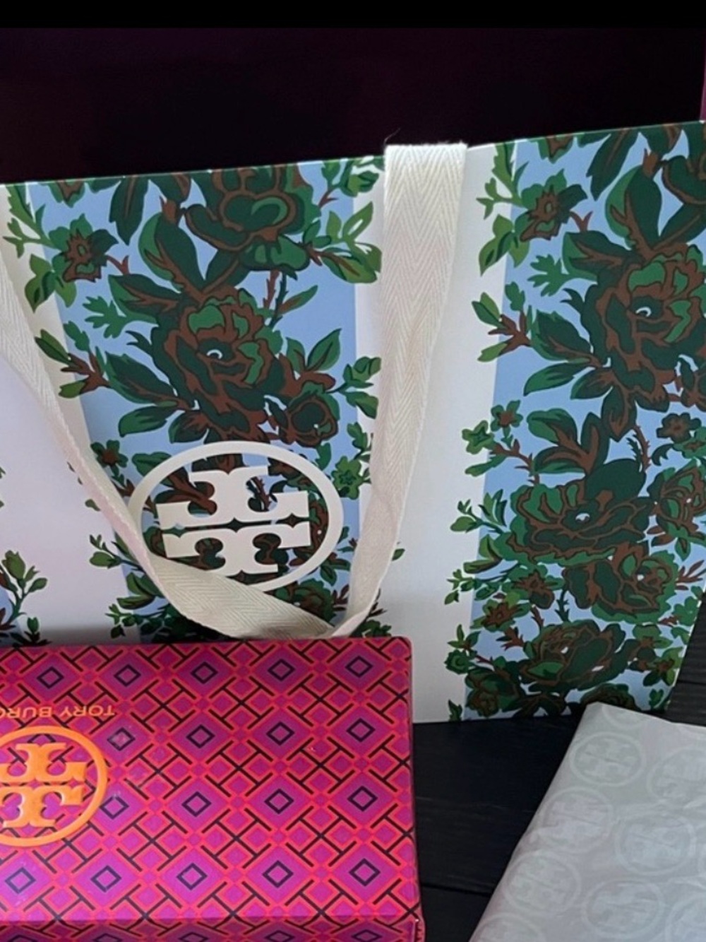 Tory Burch Bag, box  and tissue